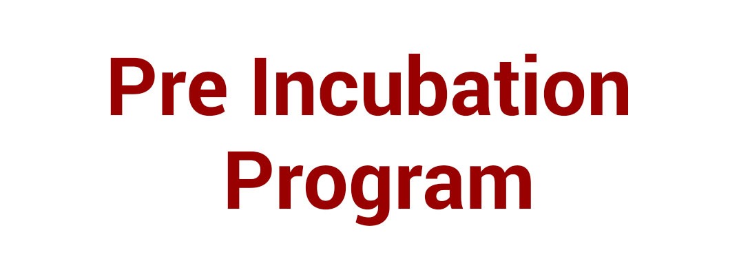 Pre Incubation Program